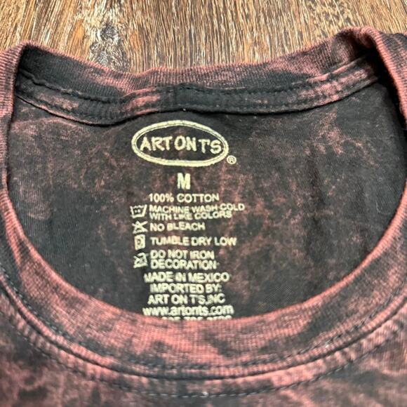 Cocoa Beach FL. Retro Car Palm Tree Graphic Large Front AOP T-Shirt Print Sz.M - Picture 2 of 6